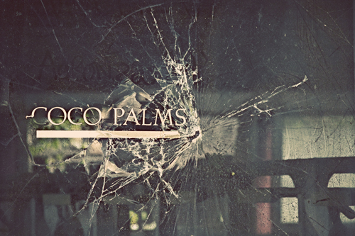 Smashed glass Coco Palms Kaua'i Travel Photography