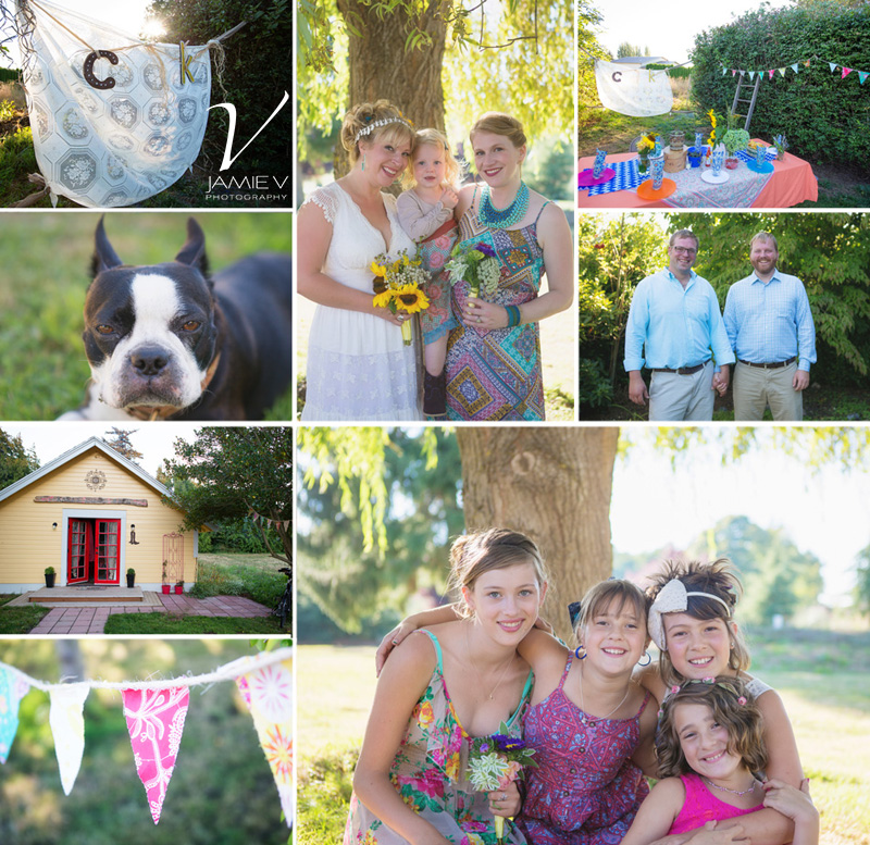 Bellingham Backyard Wedding Photography