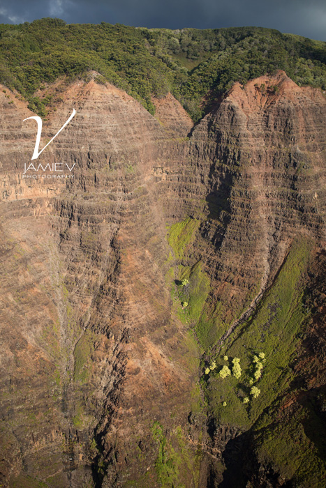 Kaua'i Hawai'i Aerial Travel Photography - Waimea Canyon