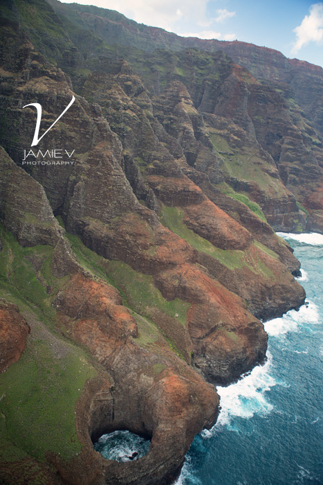 Kaua'i Hawai'i Aerial Travel Photography - Na Pali Coast