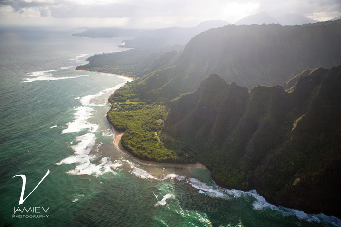 Kaua'i Hawai'i Aerial Travel Photography - North Shore