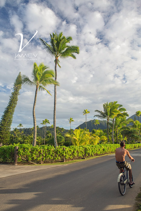 Hanalei Kaua'i Hawai'i Travel Photography - Cruiser bikes