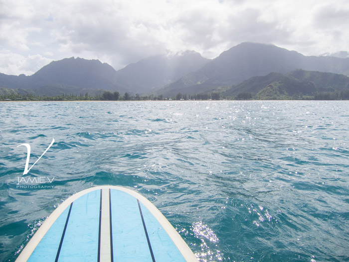 Hanalei Kaua'i Hawai'i Travel Photography - Stand-up Paddleboarding