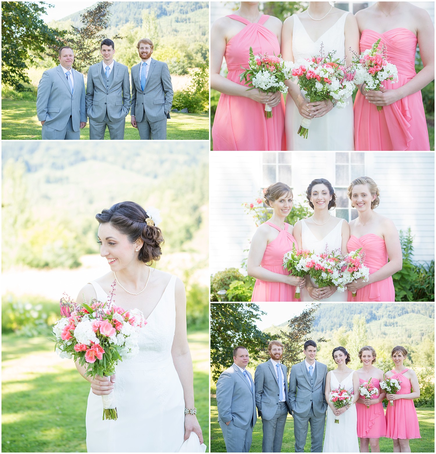 Wedding Party | Blanchard Chapel | Bow Wedding Photography | Jamie V Photography