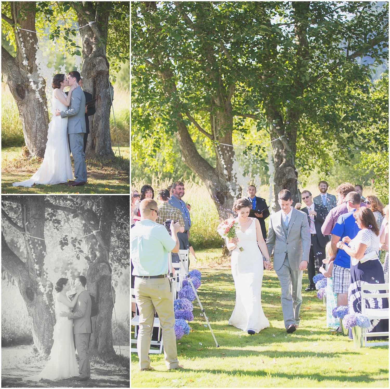 Ceremony | Blanchard Chapel | Bow Wedding Photography | Jamie V Photography