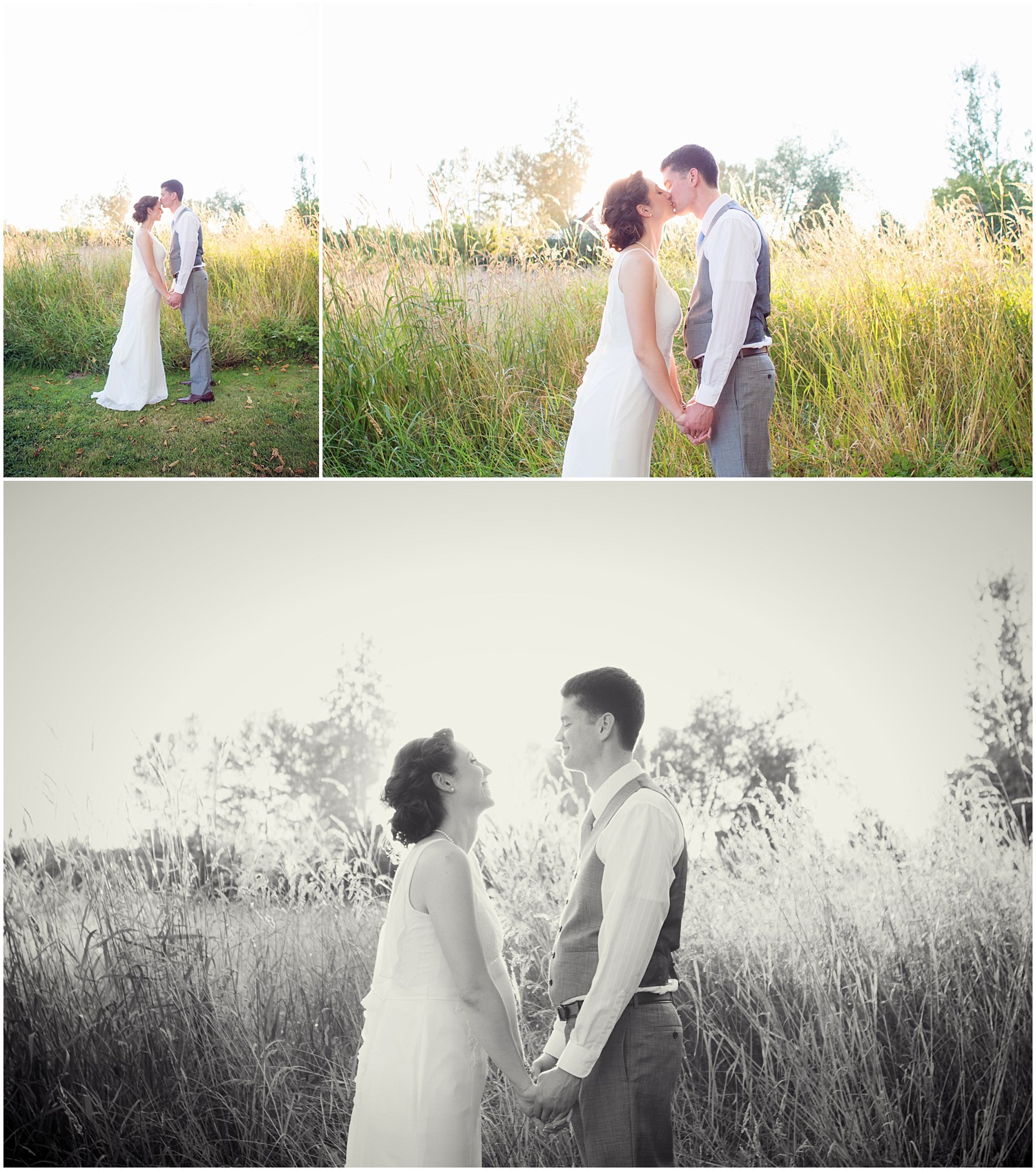 Newlyweds | Blanchard Chapel | Bow Wedding Photography | Jamie V Photography