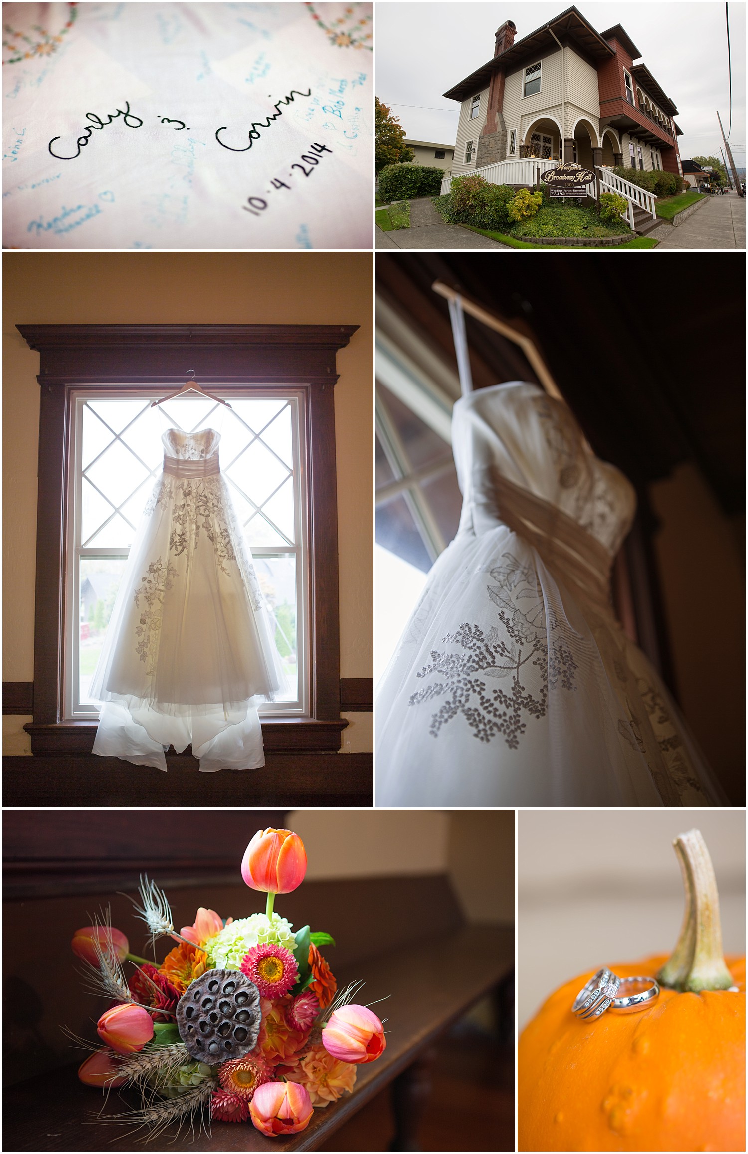Details | Broadway Hall | Bellingham Wedding Photography | Jamie V Photography