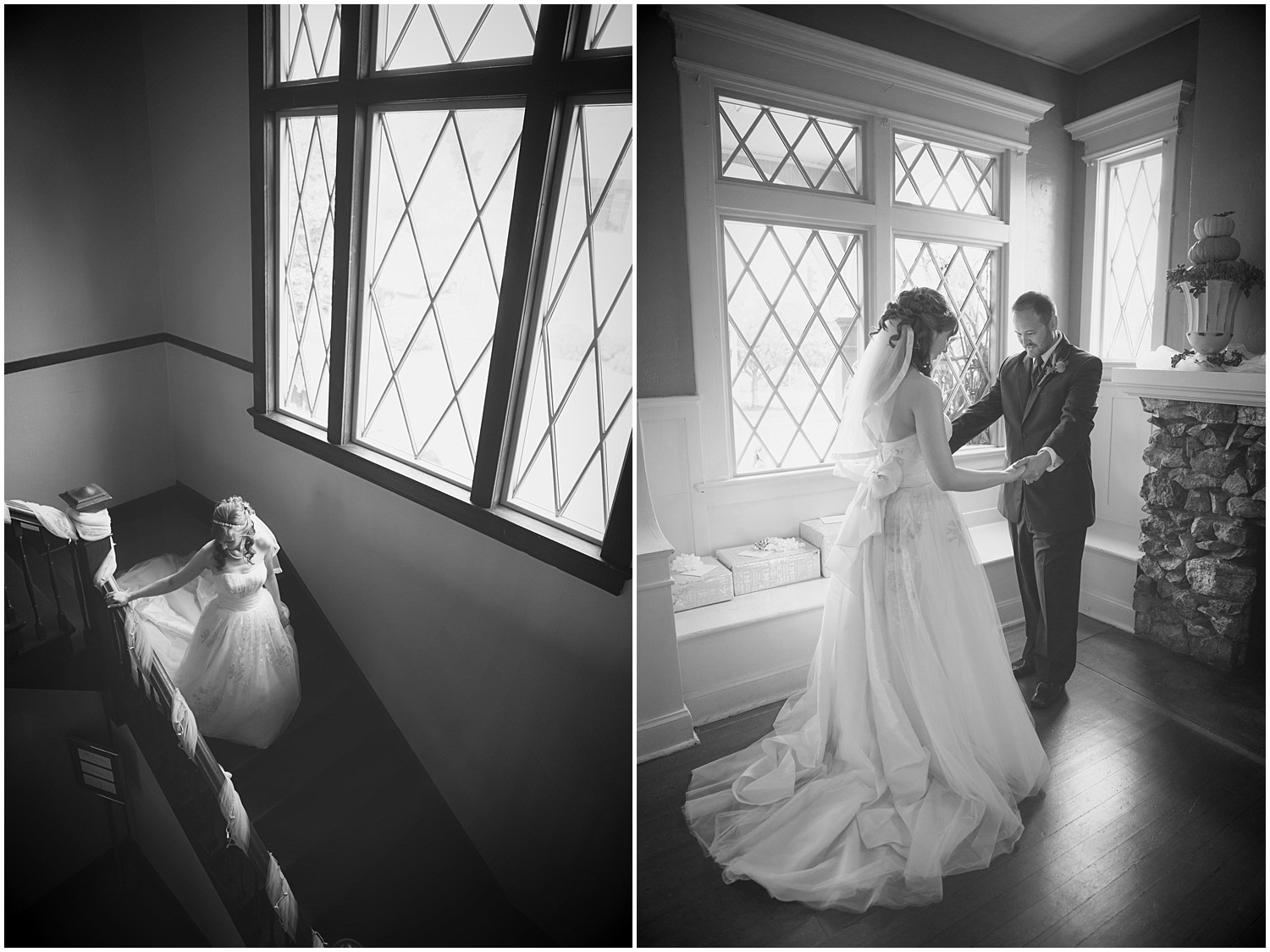 First Look | Broadway Hall | Bellingham Wedding Photography | Jamie V Photography