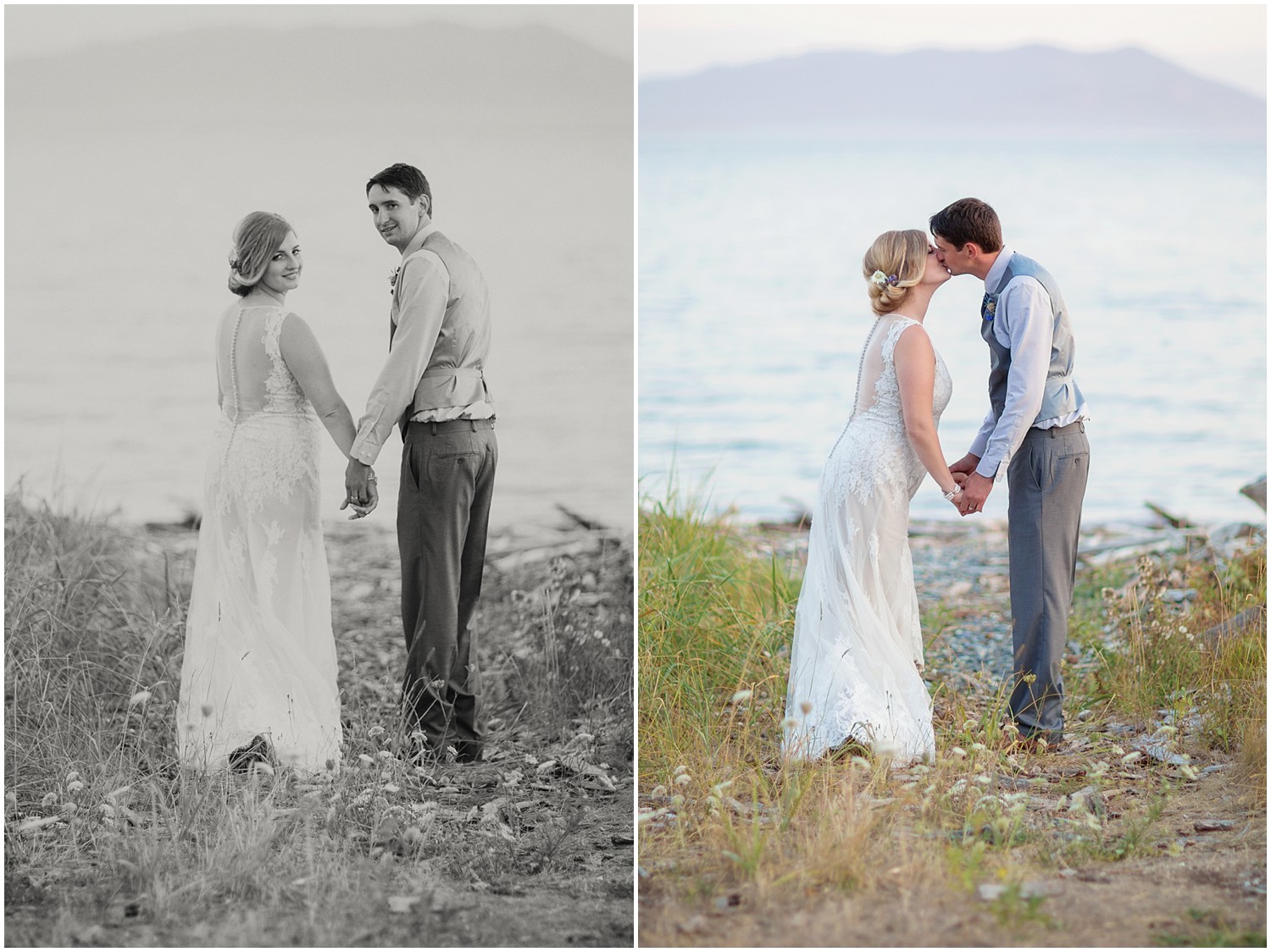 Bride and Groom | Lummi Island Wedding Photography | Jamie V Photography