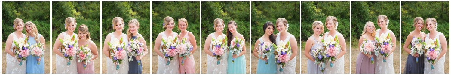 Bridesmaids | Lummi Island Wedding Photography | Jamie V Photography