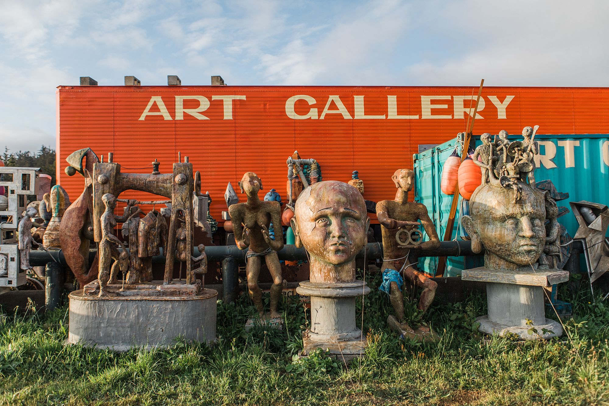 Crescent City, California - Disturbing Sculptures Art Gallery